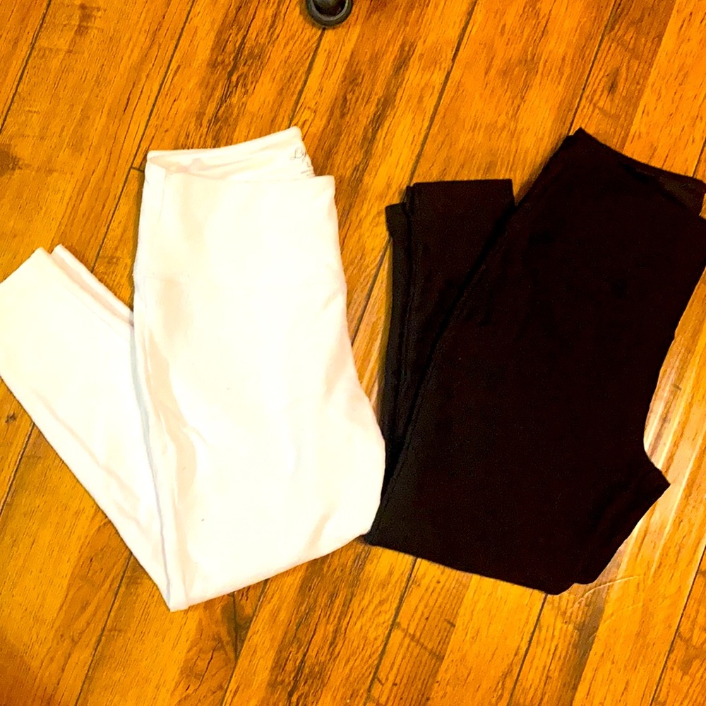 2 Pairs Lysse lace leggings size large